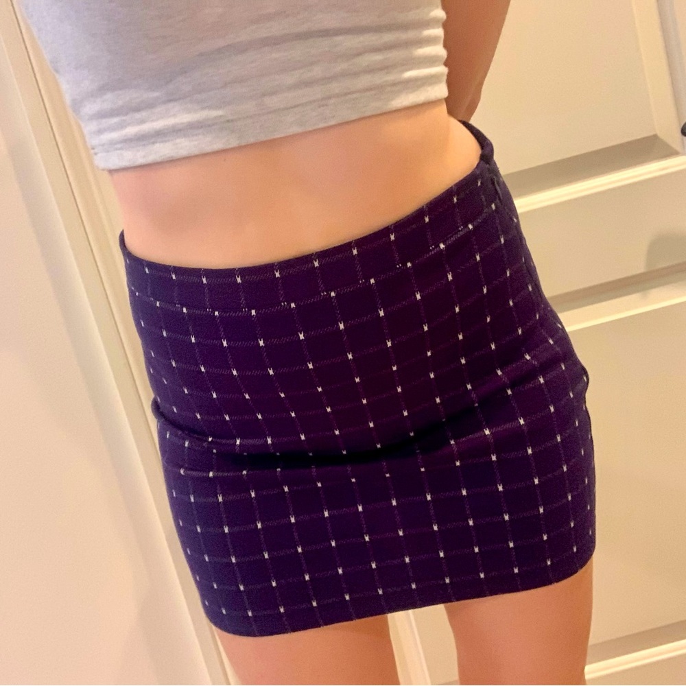 Forever 21 plaid mini skirt